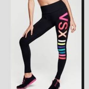 VSX Victoria’s Secret Sport Rainbow Logo Leggings